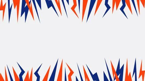 Background Dynamic Abstract Design with Angular Blue and Orange Elements Fram Stock Illustration