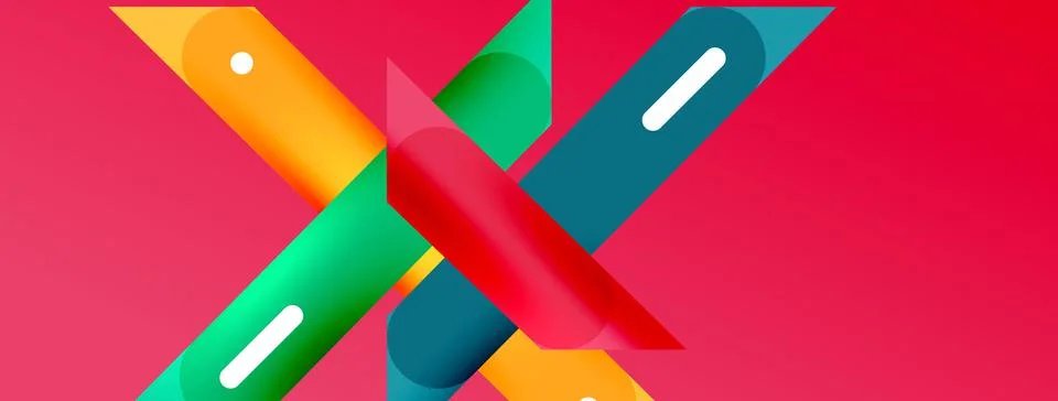 Background dynamic lines geometric wallpaper. Stripes composition vector 스톡 일러스트