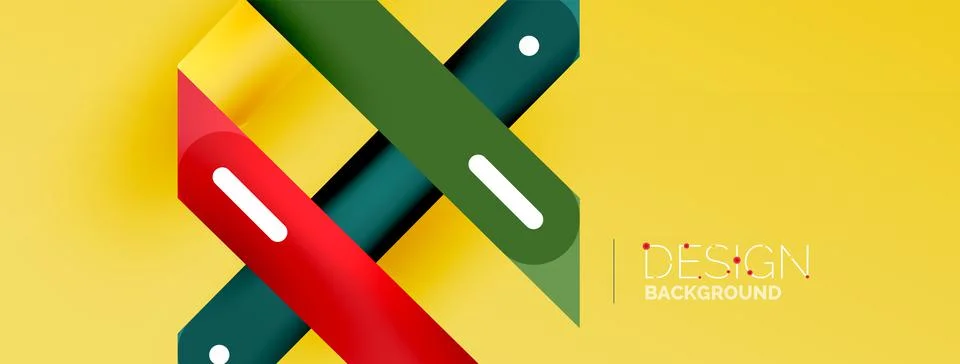 Background dynamic lines geometric wallpaper. Stripes composition vector Illustrazione stock