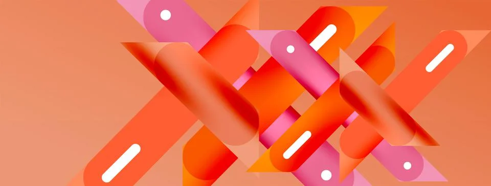 Background dynamic lines geometric wallpaper. Stripes composition vector Stock Illustration