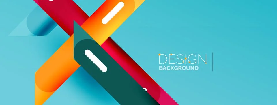 Background dynamic lines geometric wallpaper. Stripes composition vector Illustrazione stock