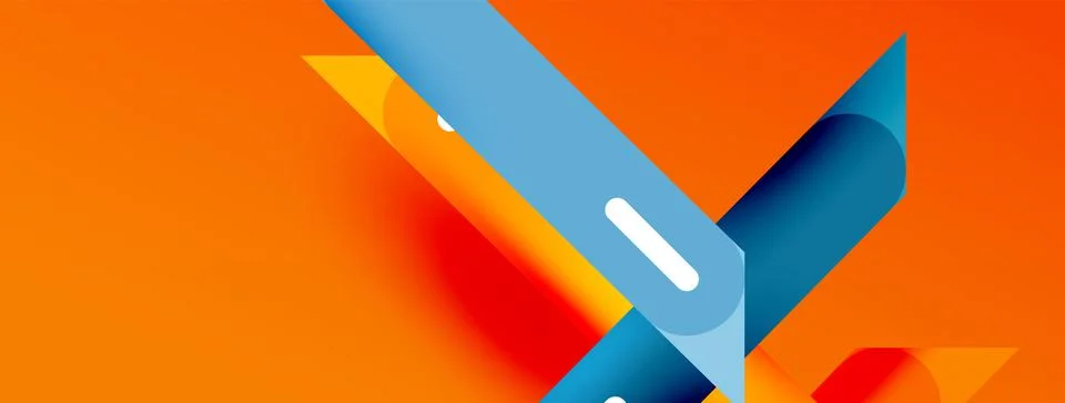 Background dynamic lines geometric wallpaper. Stripes composition vector Stock Illustration