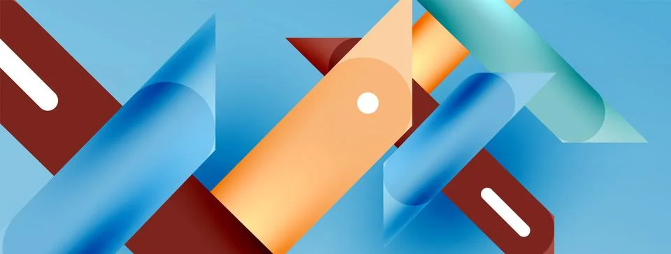 Background dynamic lines geometric wallpaper. Stripes composition vector 스톡 일러스트