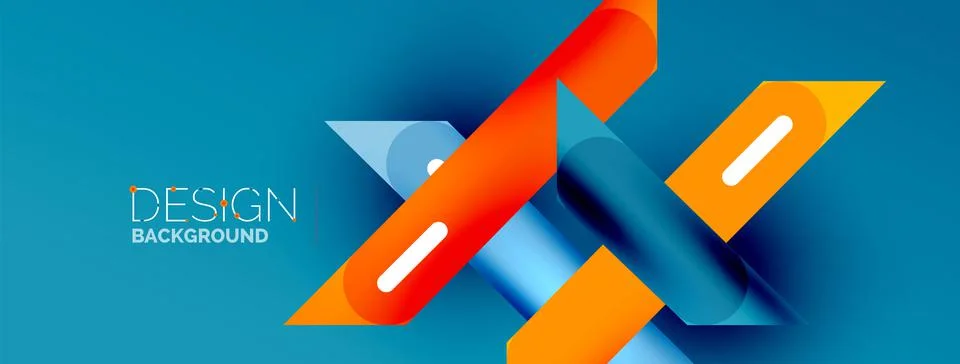 Background dynamic lines geometric wallpaper. Stripes composition vector Stock Illustration