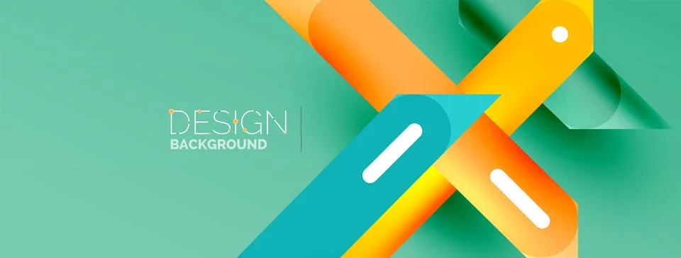 Background dynamic lines geometric wallpaper. Stripes composition vector Stock Illustration