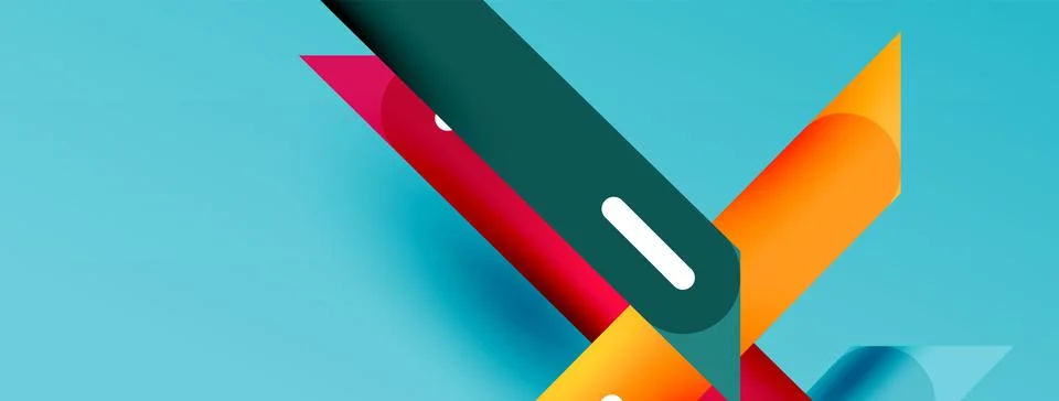 Background dynamic lines geometric wallpaper. Stripes composition vector Stock Illustration