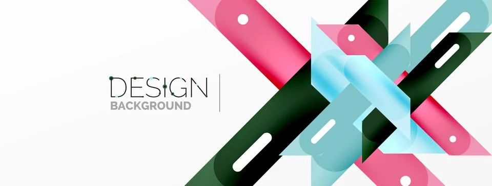 Background dynamic lines geometric wallpaper. Stripes composition vector Illustrazione stock