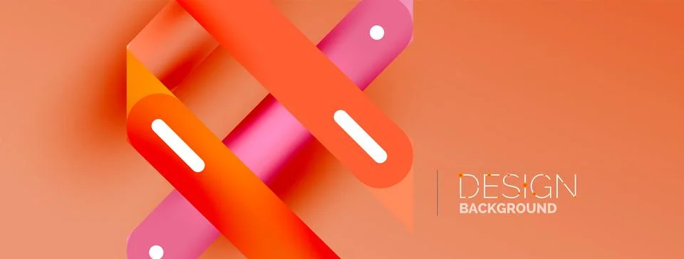 Background dynamic lines geometric wallpaper. Stripes composition vector Illustrazione stock
