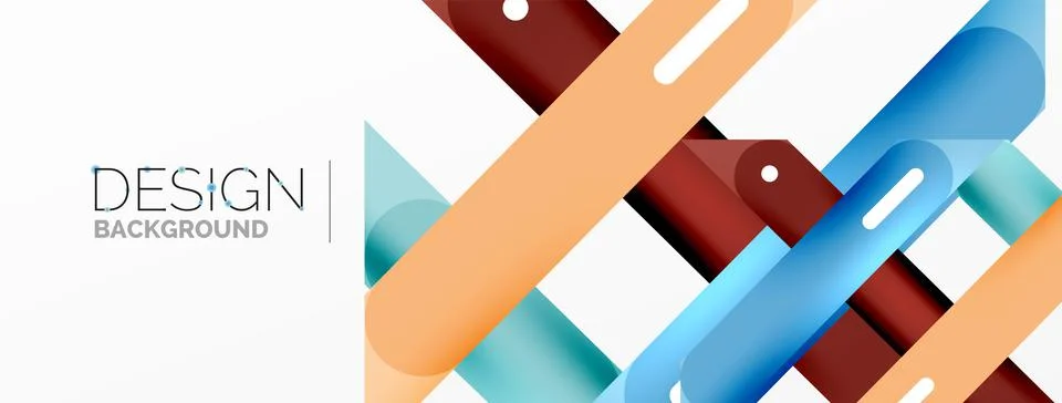 Background dynamic lines geometric wallpaper. Stripes composition vector Stock Illustration