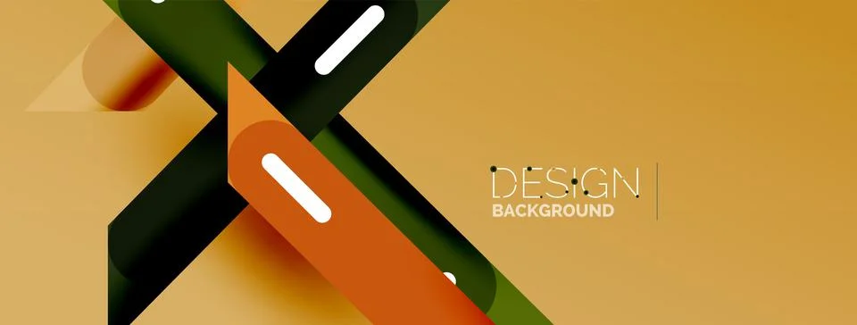 Background dynamic lines geometric wallpaper. Stripes composition vector Stock Illustration