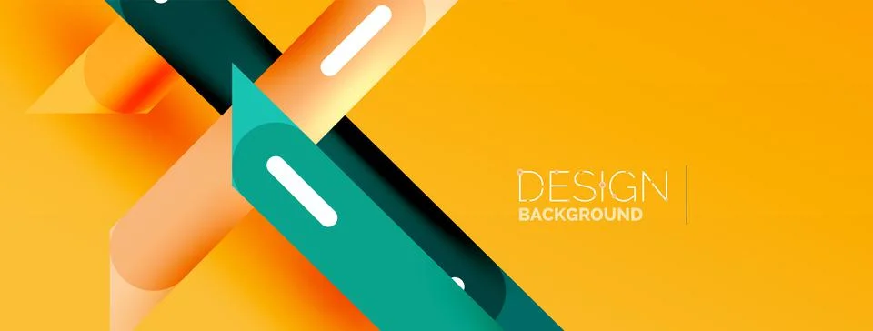 Background dynamic lines geometric wallpaper. Stripes composition vector Illustrazione stock