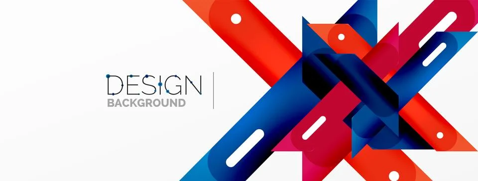 Background dynamic lines geometric wallpaper. Stripes composition vector Stock Illustration