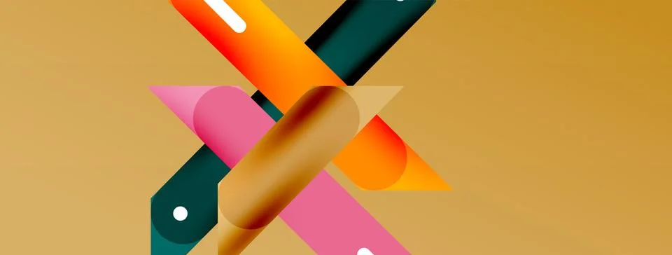 Background dynamic lines geometric wallpaper. Stripes composition vector イラスト素材