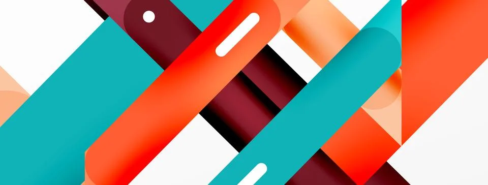 Background dynamic lines geometric wallpaper. Stripes composition vector Stock Illustration