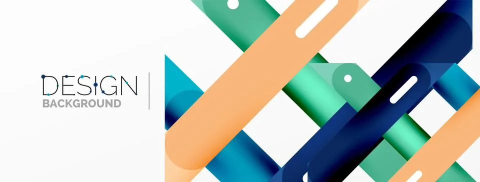 Background dynamic lines geometric wallpaper. Stripes composition vector Stock Illustration