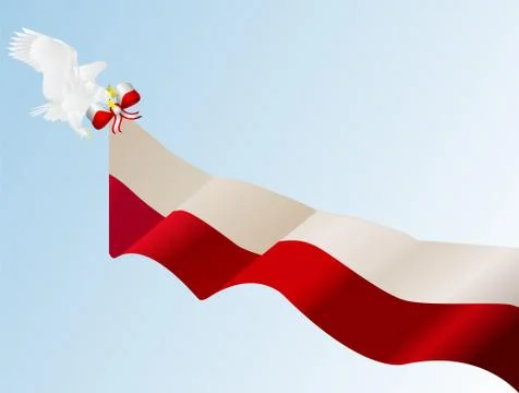 Background with an eagle Stock Illustration