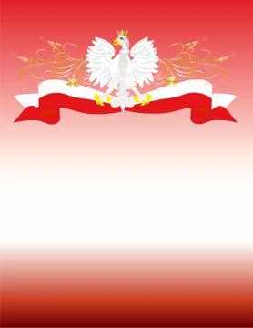 Background with eagle Stock Illustration