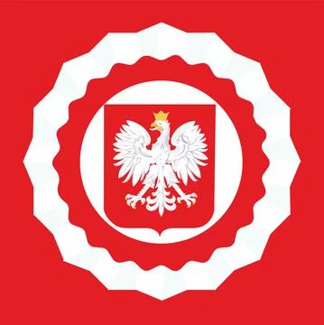 Background with an eagle, Stock Illustration