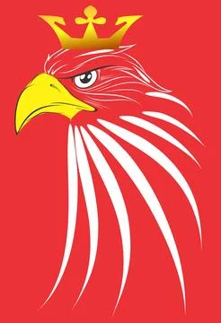 Background with eagle, Stock Illustration