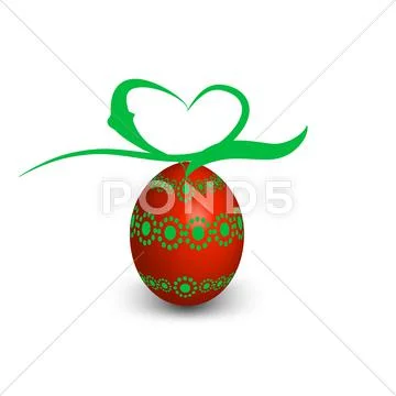 Background with easter eggs Stock Illustration