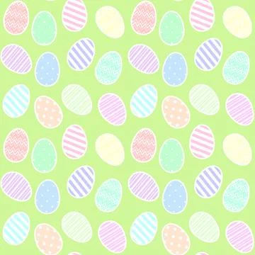Background with Easter eggs Stock Illustration