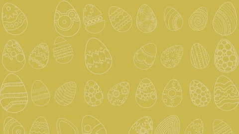 Background on Easter holiday theme dynamic Stock Footage 105083446