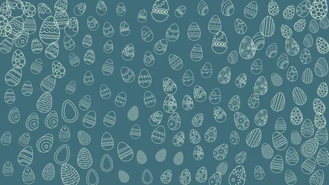 Background on Easter holiday theme dynamic Stock Footage 105083458