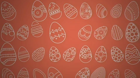 Background on Easter holiday theme dynamic Stock-Footage 105083700