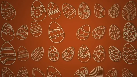Background on Easter holiday theme dynamic Stock-Footage 105083737