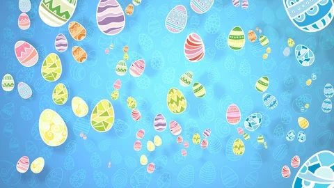 Background on Easter holiday theme dynamic Stock-Footage 106364658