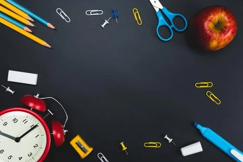 Background education concept. Back to school with copy space. Stock Photos
