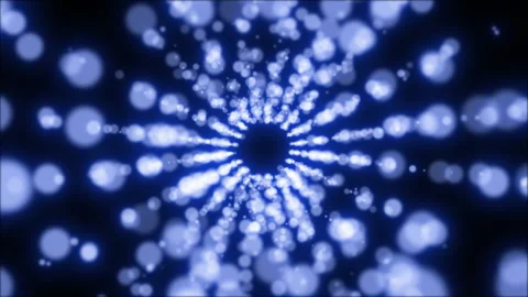 Background Effect Of Sparkling Particles Congratulation Celebration Cold Blue 스톡 동영상 152412744