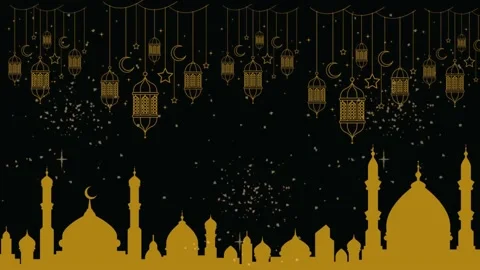 Background Eid al fitr mubarak greeting, Eid or islamic new year. Islamic Stock Footage 270952958