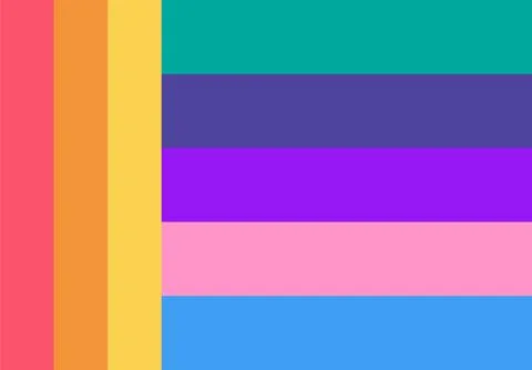 Background eight color for pride Stock Illustration