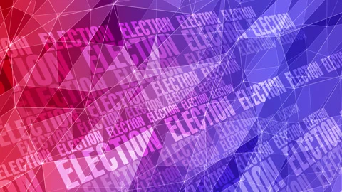 Background of election text and connected lines political inspiration Stock Footage 269477078