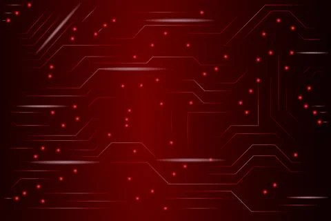 Background with electronic cyber circuit. Future technologies. Stockillustratie