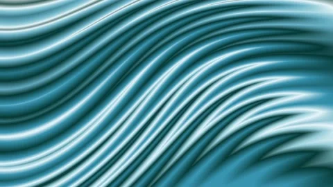 Background of elegant curved dark and light turquoise lines Stock Footage 107419069