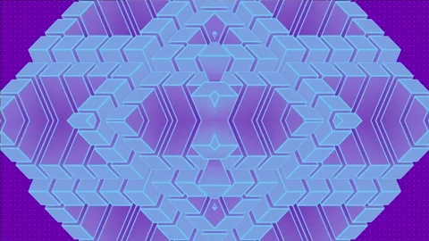 Background with elegant neon geometric design. 3d rendering loop animation HD Stock Footage 246671172