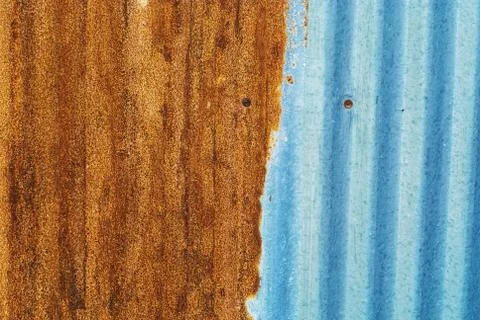 Background element - corrugated metal Stock Photos