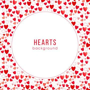 Background with elements for Valentine s Day. Illustrazione stock