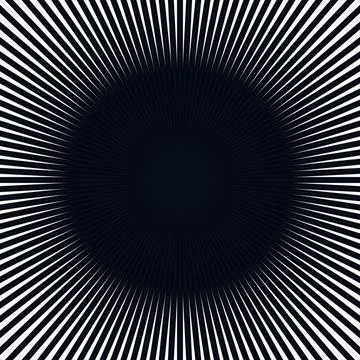 Background of emerging rays. 3D abstract art. Design for curtains. Stock Illustration