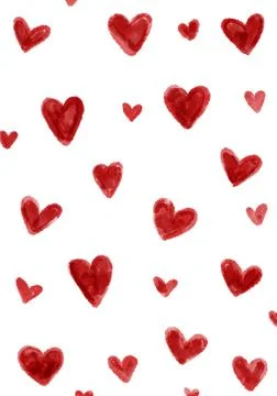 Background empty hearts love cute greeting card poster Stock Illustration