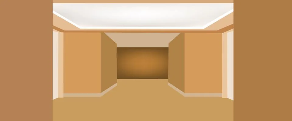 Background Empty office room Stock Illustration
