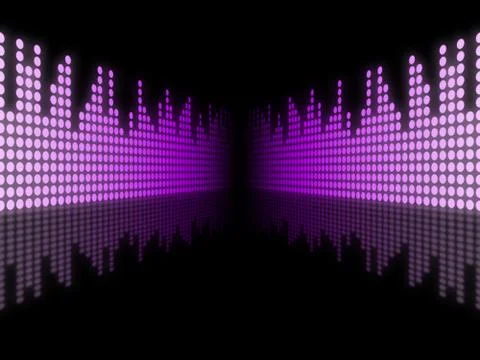 Background equaliser represents text space and abstract Stock Illustration