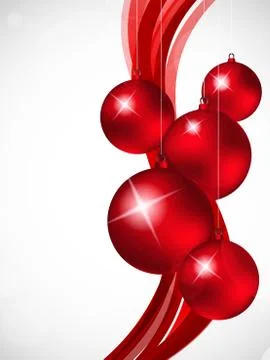 Background with evening balls Illustrazione stock