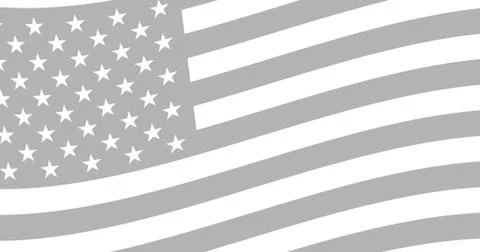 Background of the evolving american flag Stock Illustration