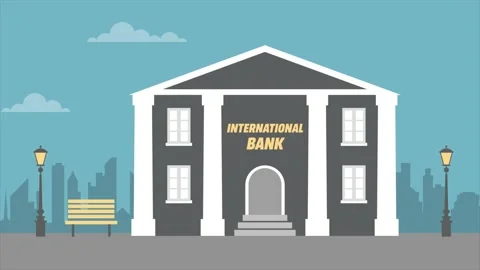 Background explainer, bank, hight quality Stock Footage 132226790