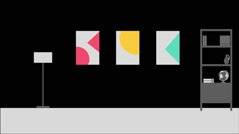 Background explainer, home, hight quality Stock Footage 132225717