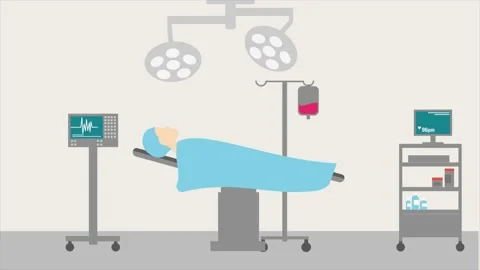 Background explainer, hospital interior, hight quality Stock Footage 132225793