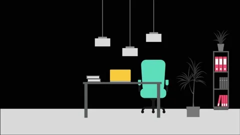 Background explainer, office , hight quality Stock Footage 132225962